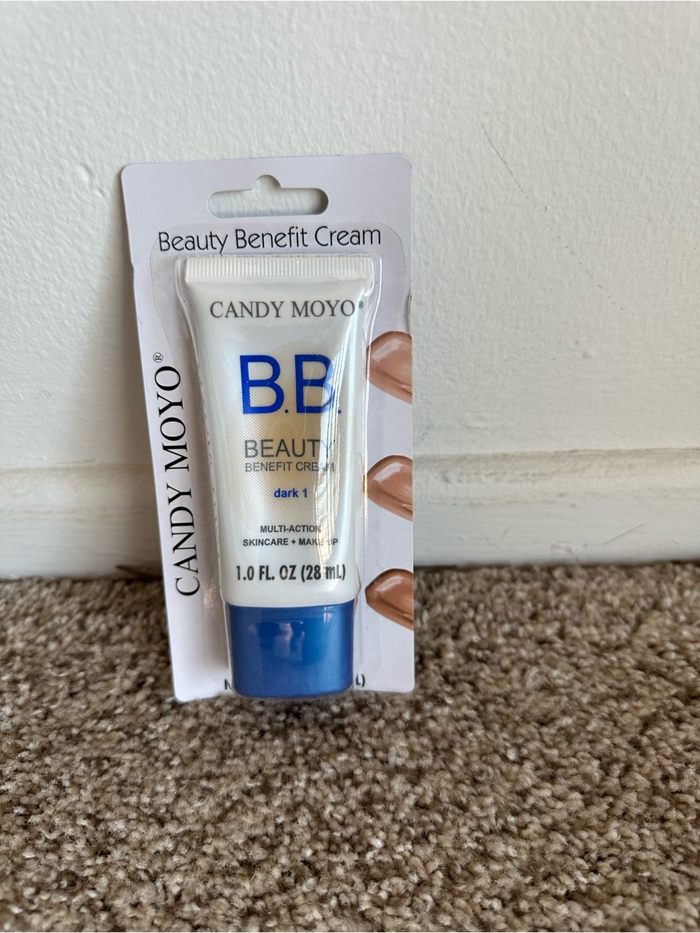 Candy Moyo B B Beauty Benefit Cream Dark 1 -Multi-Action Skin Care Make Up.